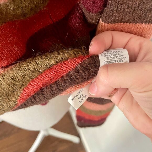 Madewell Chelsea Pocket Pullover Sweater in Multi-Stripe XS (Orig. $90) - Picture 8 of 8